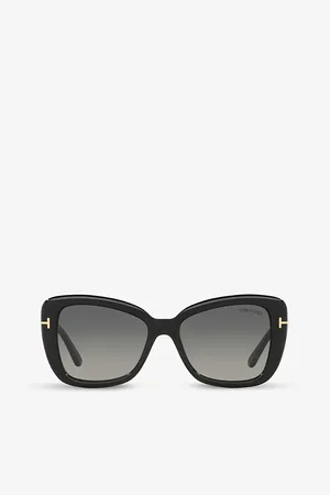 Tom Ford Womens Ft1008 Butterfly-Frame Acetate Sunglasses