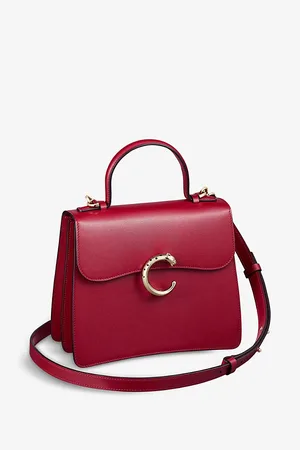 Cartier Womens Panthère De Small Leather Cross-Body Bag