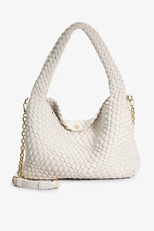 Dune Womens Deliberate Large Woven Shoulder Bag