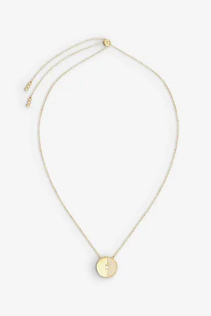 CARAT* London Womens Priya Yellow -Plated Vermeil Sterling-Silver and Cubic Zirconia Pendant Necklace