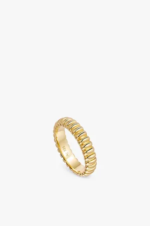 ASTLEY CLARKE Womens Aurora Eternity 18ct Yellow Gold-Plated Vermeil Sterling-Silver Ring