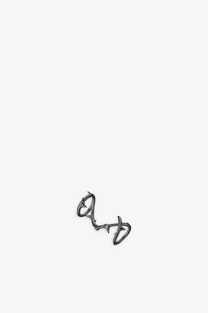SHAUN LEANE Womens Rose Thorn Rhodium-Plated Sterling Silver Ring