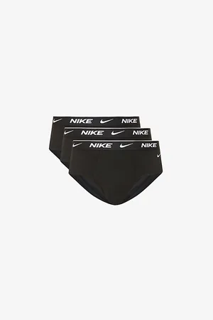 Nike Mens Everyday Stretch-Cotton Jersey Briefs Pack Of Three