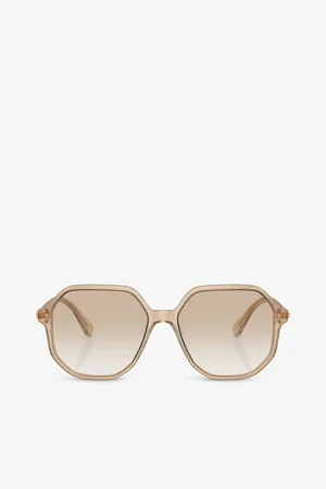 Swarovski Womens Sk6003 Irregular-Frame Gem-Embelllished Acetate Sunglasses