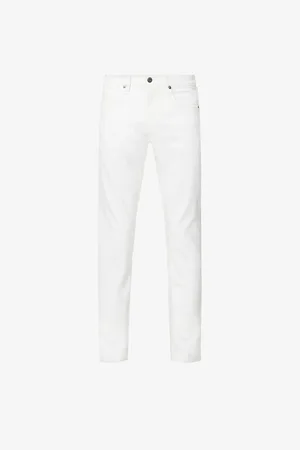 Paige Mens Lennox Slim-Fit Stretch-Denim Jeans