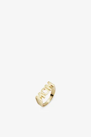 Maria Black Womens Mom 60 18ct Yellow -Plated Sterling-Silver Ring