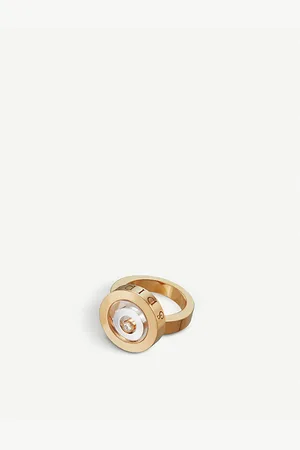 Chopard Happy Spirit 18ct Rose and White-Gold Diamond Ring