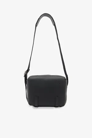 Loewe Mens Military Extra-Small Leather Cross-Body Bag