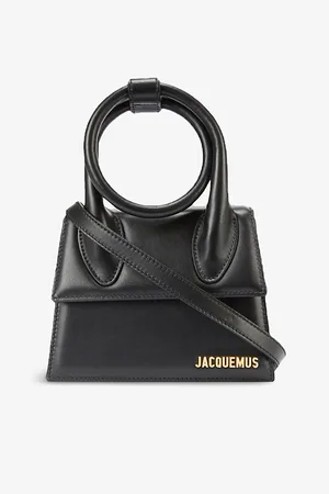 Jacquemus Womens Le Chiquito Noeud Medium Leather Top-Handle Bag