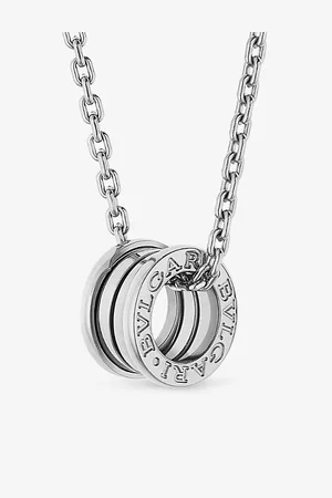 Bvlgari B.Zero1 18ct White-Gold Pendant Necklace