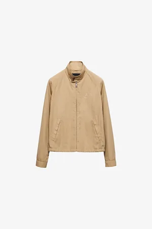 Prada Mens Lettered Logo-Print Regular-Fit Nylon Jacket