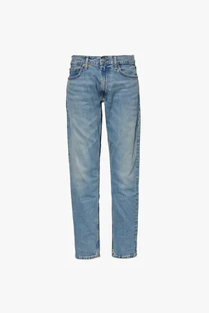 Ralph Lauren Mens Parkside Brand-Patch Straight-Leg Regular-Fit Stretch-Denim Blend Jeans