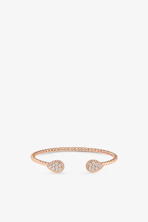 Boucheron Serpent Bohème Double Motif 18ct Rose-Gold and 0.65ct Diamond Bracelet