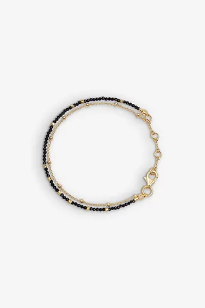 ASTLEY CLARKE Womens Biography Black-Spinel 18ct Gold-Vermeil Bracelet