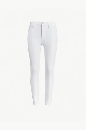 GOOD AMERICAN Womens Good Legs Crop Skinny High-Rise Jeans