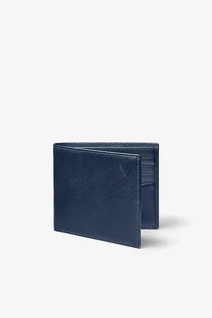ASPINAL OF LONDON Mens Billfold Logo-Embellished Leather Wallet