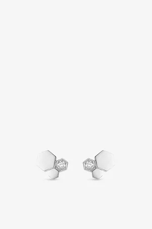 CHAUMET Bee De 18ct White-Gold and Diamond Earrings