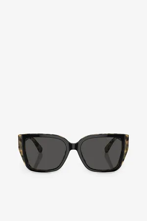 Michael Kors Mk2199 Acadia Cat-Eye Tortoiseshell Acetate Sunglasses