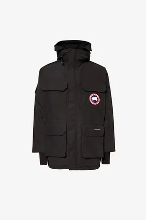 Canada Goose Mens Expedition High-Neck Shell-Down Parka Jacket