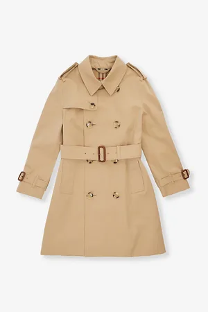 Burberry Mayfair Cotton Trench Coat 8-14 Years