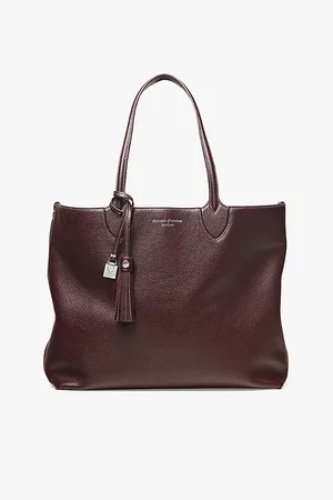 ASPINAL OF LONDON Womens Hudson Oversized Leather Tote Bag