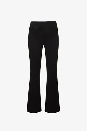 Frame Womens Le Crop Mini Boot Boot-Cut Mid-Rise Stretch-Denim Jeans