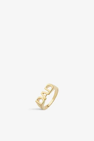 Maria Black Dad 22ct Gold-Plated Sterling-Silver Ring