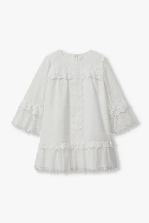 Reiss Zadie Long-Sleeved Lace Dress 4-9 Years