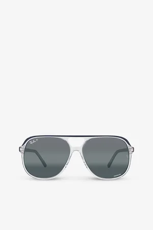 Ray-Ban Womens Rb2198 Bill Square Acetate Aviator Sunglasses