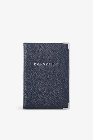 ASPINAL OF LONDON Saffiano-Leather Passport Cover
