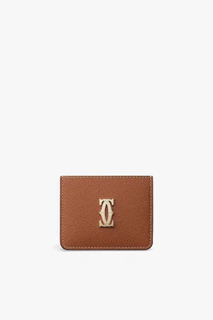 Cartier Womens C De Leather Cardholder