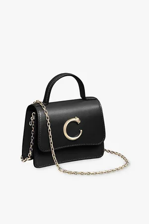 Cartier Womens Panthère De Micro Leather Cross-Body Bag