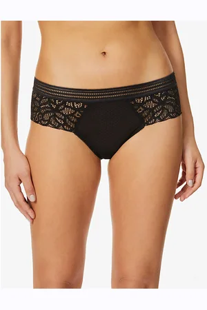 Wacoal Womens Raffiné Lace Stretch-Lace Tanga Briefs