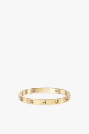 Cartier Love 18ct Yellow-Gold and 0.42ct Diamond Bracelet