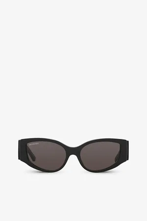 Balenciaga Womens Bb0258S Cat-Eye Acetate Sunglasses