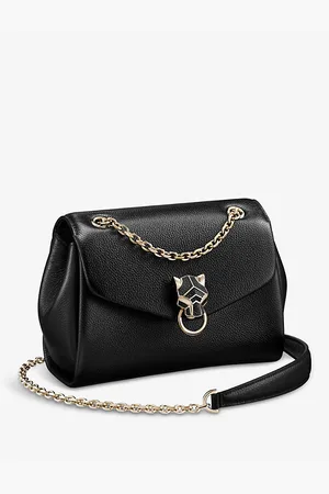 Cartier Womens Panthère De Chain Mini Leather Cross-Body Bag