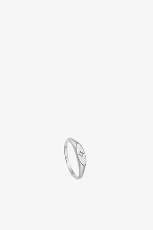 ASTLEY CLARKE Womens Celestial and White Sapphire Signet Ring