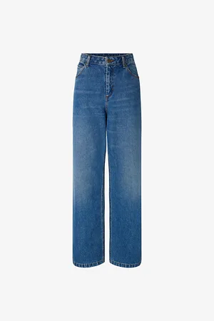 Soeur Womens Calvin Straight-Leg High-Rise Denim Jeans