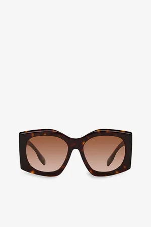 Burberry Womens Be4388U Madeline Square-Frame Acetate Sunglasses