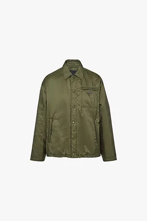 Prada Mens Re-Nylon Oversized-Fit Recycled-Nylon Jacket