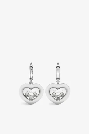 Chopard Happy Diamonds 18ct White-Gold and Diamond Earrings