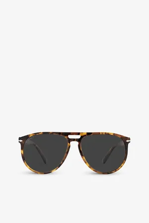 Persol Po3311S Tortoiseshell-Effect Pilot-Frame Acetate Sunglasses