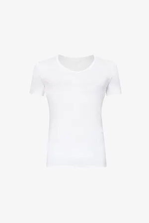 DEREK ROSE Mens Jack V-Neck Cotton T-Shirt