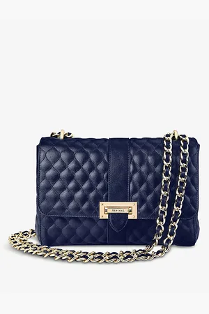 ASPINAL OF LONDON Womens Lottie Large Quilted Leather Shoulder Bag