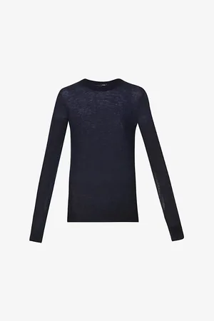 Joseph Womens Cashair Round-Neck Cashmere Jumper