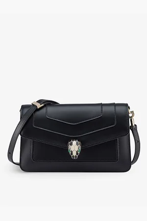 Bvlgari Womens Serpenti Forever East-West Leather Shoulder Bag
