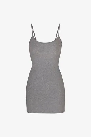 SKIMS Womens Soft Lounge Stretch-Jersey Mini Dress