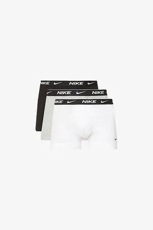 Nike Mens Pack Of Three Everyday Stretch-Cotton Jersey Trunks