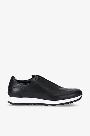 JOHN LOBB Mens Lift Leather Low-Top Trainers