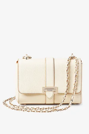 ASPINAL OF LONDON Womens Lottie Grained-Leather Shoulder Bag